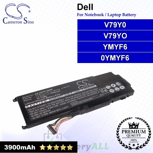 CS-DEXP140NB For Dell Laptop Battery Model 0YMYF6 / V79Y0 / V79YO / YMYF6