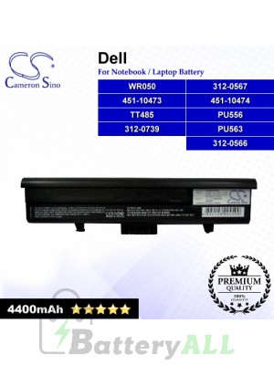 CS-DM1330NB For Dell Laptop Battery Model 312-0566 / 312-0739 / 451-10473 / TT485 / WR050