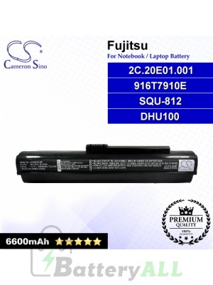 CS-BU101HB For Fujitsu Laptop Battery Model 2C.20E01.001 / 916T7910E / DHU100 / SQU-812