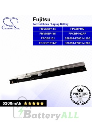 CS-FU1510HB For Fujitsu Laptop Battery Model FMVNBP144 / FMVNBP145 / FPCBP101 / FPCBP101AP / FPCBP102