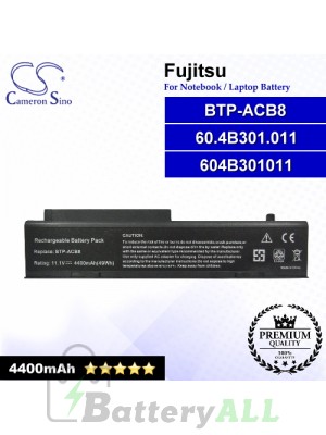 CS-FU1650NB For Fujitsu Laptop Battery Model 60.4B301.011 / 604B301011 / BTP-ACB8