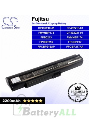 CS-FU2011NB For Fujitsu Laptop Battery Model CP432218-01 / CP432221-01 / FMVNBP173 / FMVNBP174 / FPB0213