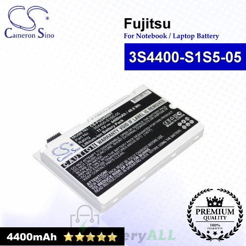 CS-FU2450NT For Fujitsu Laptop Battery Model 3S4400-S1S5-05 / 3S4400-S3S6-07 (White)