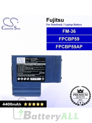 CS-FU4010NB For Fujitsu Laptop Battery Model FM-36 / FPCBP59 / FPCBP59AP