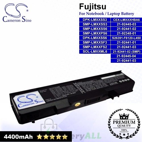 CS-FU7310NB For Fujitsu Laptop Battery Model 21-92348-01 / 21-92441-01 / 21-92441-02 / 21-92441-02 (SMP)