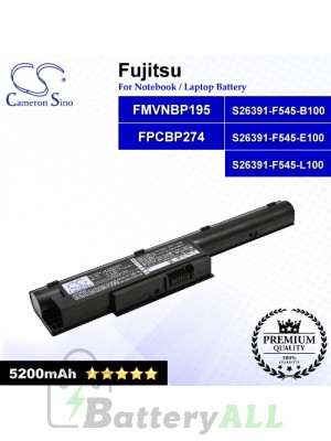 CS-FUH531NB For Fujitsu Laptop Battery Model FMVNBP195 / FPCBP274 / S26391-F545-B100 / S26391-F545-E100