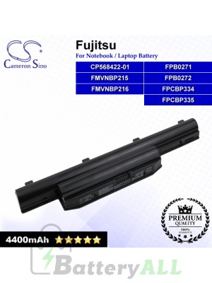 CS-FUH532NB For Fujitsu Laptop Battery Model CP568422-01 / FMVNBP215 / FMVNBP216 / FPB0271 / FPB0272