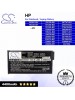 CS-CP1700 For HP Laptop Battery Model 182281-001 / 190336-001 / 191169-001 / 191258-B21 / 191259-B21 / 192835-001