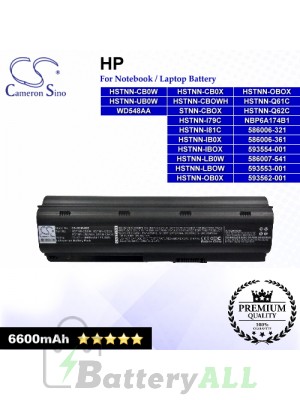 CS-HDM4HB For HP Laptop Battery Model 586006-321 / 586006-361 / 586007-541 / 593553-001 / 593554-001 / 593562-001