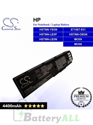 CS-HDV6NB For HP Laptop Battery Model 671567-421 / 671567-831 / 671731-001 / 672326-421 / 672412-001 / H2L55AA