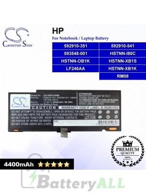 CS-HEN140NB For HP Laptop Battery Model 592910-351 / 592910-541 / 593548-001 / 635146-001 / HSTNN-I80C / HSTNN-OB1K