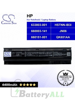 CS-HP4230NB For HP Laptop Battery Model 633803-001 / 660003-141 / 660151-001 / HSTNN-IB3I / JN06 / QK651AA