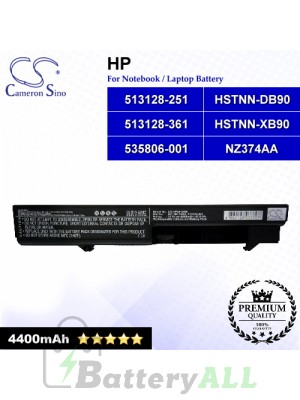 CS-HP4410NB For HP Laptop Battery Model 513128-251 / 513128-361 / 535806-001 / HSTNN-DB90 / HSTNN-XB90 / NZ374AA