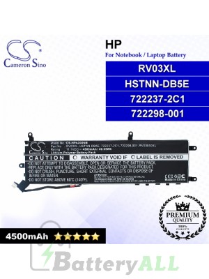 CS-HPA200NB For HP Laptop Battery Model 722237-2C1 / 722298-001 / HSTNN-DB5E / RV03050XL / RV03XL