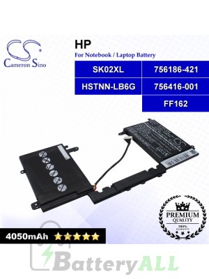 CS-HPC118NB For HP Laptop Battery Model 756186-421 / 756416-001 / FF162 / HSTNN-LB6G / SK02XL