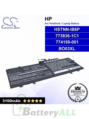 CS-HPC140NB For HP Laptop Battery Model 773836-1C1 / 774159-001 / BO03XL / HSTNN-IB6P