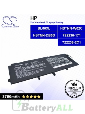 CS-HPE104NB For HP Laptop Battery Model 722236-171 / 722236-2C1 / BL06XL / HSTNN-DB5D / HSTNN-W02C