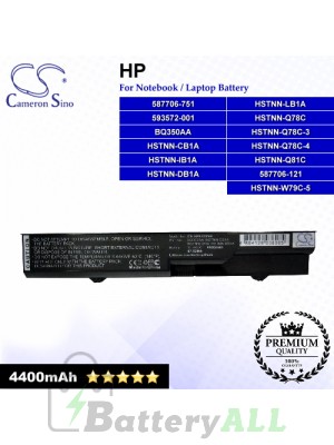 CS-HPF420NB For HP Laptop Battery Model 587706-121 / 587706-751 / 593572-001 / BQ350AA / HSTNN-CB1A