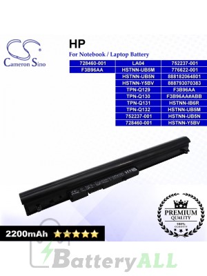 CS-HPG350NB For HP Laptop Battery Model 728460-001 / 740715-001 / 746641-001 / 752237-001 / 776622-001 / 888182064801