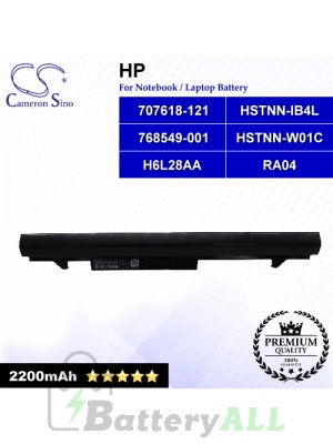 CS-HPG430NB For HP Laptop Battery Model 707618-121 / 768549-001 / H6L28AA / HSTNN-IB4L / HSTNN-W01C / RA04