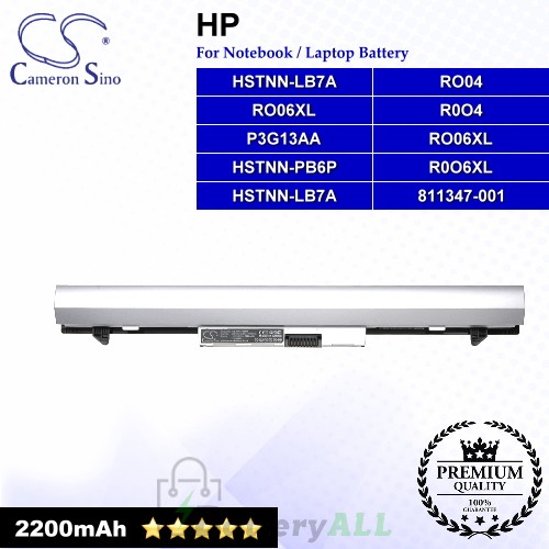 CS-HPG440NB For HP Laptop Battery Model 811347-001 / HSTNN-LB7A / HSTNN-PB6P / P3G13AA / R0O4 / R0O6XL
