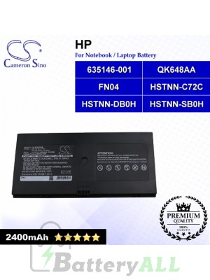 CS-HPR532NB For HP Laptop Battery Model 538693-251 / 538693-271 / 538693-961 / 580956-001 / 594637-221