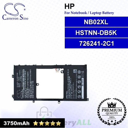 CS-HPX211NB For HP Laptop Battery Model 726241-2C1 / HSTNN-DB5K / NB02XL