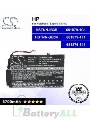 CS-HPY410NB For HP Laptop Battery Model 681879-121 / 681879-171 / 681879-1C1 / 681879-541 / 681949-001