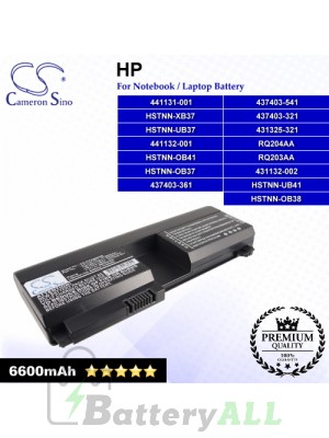 CS-HTX200HB For HP Laptop Battery Model 431132-002 / 431325-321 / 437403-321 / 437403-361 / 437403-541