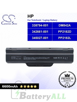 CS-HZD7000NB For HP Laptop Battery Model 338794-001 / 342661-001 / 345027-001 / DM842A / PP2182D / PP2182L