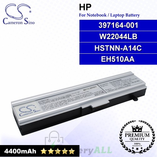 CS-NX4300NB For HP Laptop Battery Model 397164-001 / EH510AA / HSTNN-A14C / W22044LB