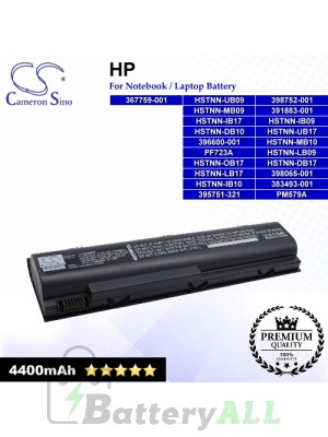 CS-NX4800HB For HP Laptop Battery Model 367759-001 / 383493-001 / 391883-001 / 395751-321 / 396600-001