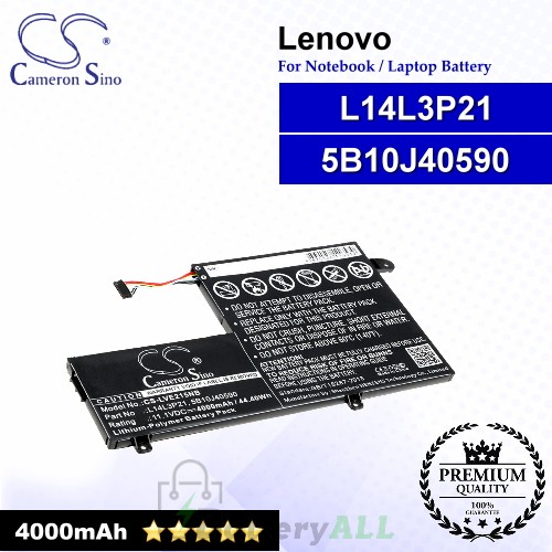 CS-LVE215NB For Lenovo Laptop Battery Model 5B10J40590 / L14L3P21