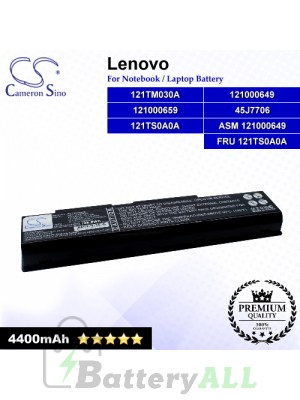 CS-LVF510NB For Lenovo Laptop Battery Model 121000649 / 121000659 / 121TM030A / 121TS0A0A / 45J7706