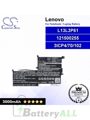 CS-LVN200NB For Lenovo Laptop Battery Model 121500255 / 3ICP4/70/102 / L13L3P61