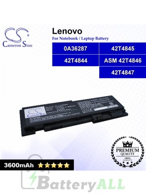 CS-LVT420NB For Lenovo Laptop Battery Model 0A36287 / 0A36309 / 42T4844 / 42T4845 / 42T4846 / 42T4847