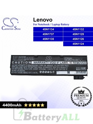 CS-LVX440NB For Lenovo Laptop Battery Model 45N1124 / 45N1125 / 45N1126 / 45N1132 / 45N1134 / 45N1135