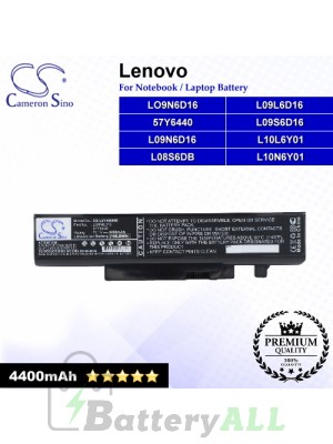 CS-LVY460NB For Lenovo Laptop Battery Model 121000916 / 121000917 / 121000918 / 57Y6440 / L08S6DB / L09L6D16