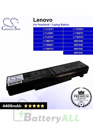 CS-LVY480NB For Lenovo Laptop Battery Model 45N1042 / 45N1043 / 45N1045 / 45N1048 / 45N1049 / L11L6F01