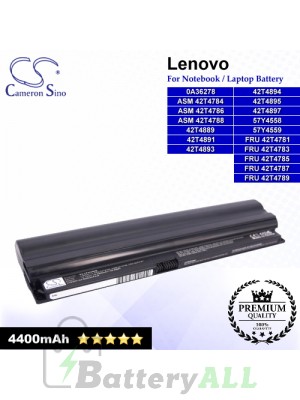 CS-LVY650NB For Lenovo Laptop Battery Model 0A36278 / 42T4889 / 42T4891 / 42T4893 / 42T4894 / 42T4895