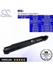 CS-MSX320NB For MSI Laptop Battery Model 0299-MP1006J443 / BTY-S25 / BTY-S27 / BTY-S28 / GBM-BMS050ABA00 (Black)