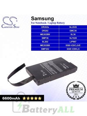 CS-SP500HB For Samsung Laptop Battery Model DR202 / DR202s / EMC36 / LIP967 / ME202BB / NJ1020 / NL2020