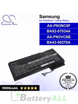 CS-SQX310NB For Samsung Laptop Battery Model AA-PN3NC6F / AA-PN3VC6B / BA43-00270A / BA92-07034A