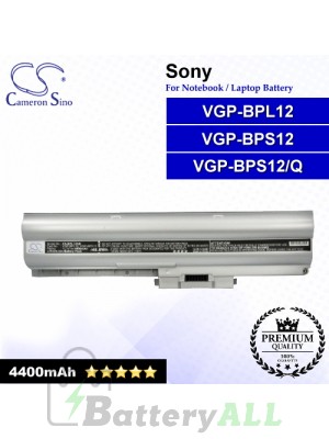CS-BPL12NB For Sony Laptop Battery Model VGP-BPL12 / VGP-BPS12