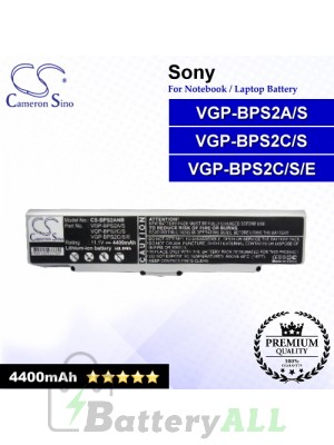 CS-BPS2ANB For Sony Laptop Battery Model VGP-BPS2A/S / VGP-BPS2C/S / VGP-BPS2C/S/E