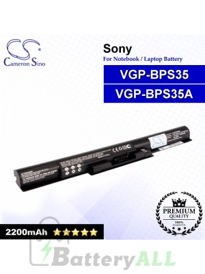 CS-BPS35NB For Sony Laptop Battery Model VGP-BPS35 / VGP-BPS35A