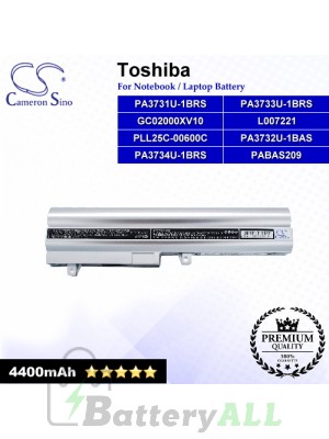 CS-TNB200NB For Toshiba Laptop Battery Model GC02000XV10 / L007221 / PA3731U-1BRS / PA3732U-1BAS (Silver)