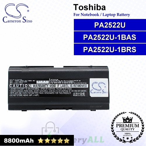 CS-TO2450HB For Toshiba Laptop Battery Model 3Z012468ASE / APS BL1354 / G71C00023610 / P000381400