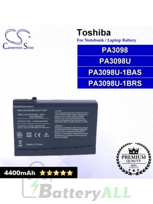 CS-TO3000 For Toshiba Laptop Battery Model PA3098 / PA3098U / PA3098U-1BAS / PA3098U-1BRS