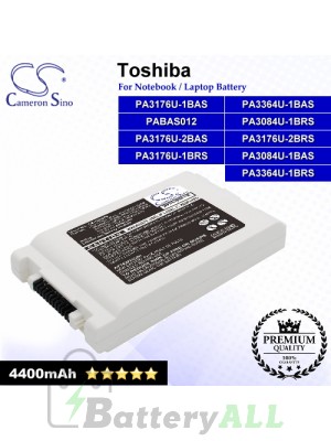 CS-TO9000 For Toshiba Laptop Battery Model PA3084U-1BAS / PA3084U-1BRS / PA3176U-1BAS / PA3176U-1BRS